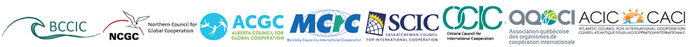 ICN Logos Coast to Coast: BCCIC, NCGC, ACGC, MCIC, SCIC, OCIC, AQOCI, ACIC