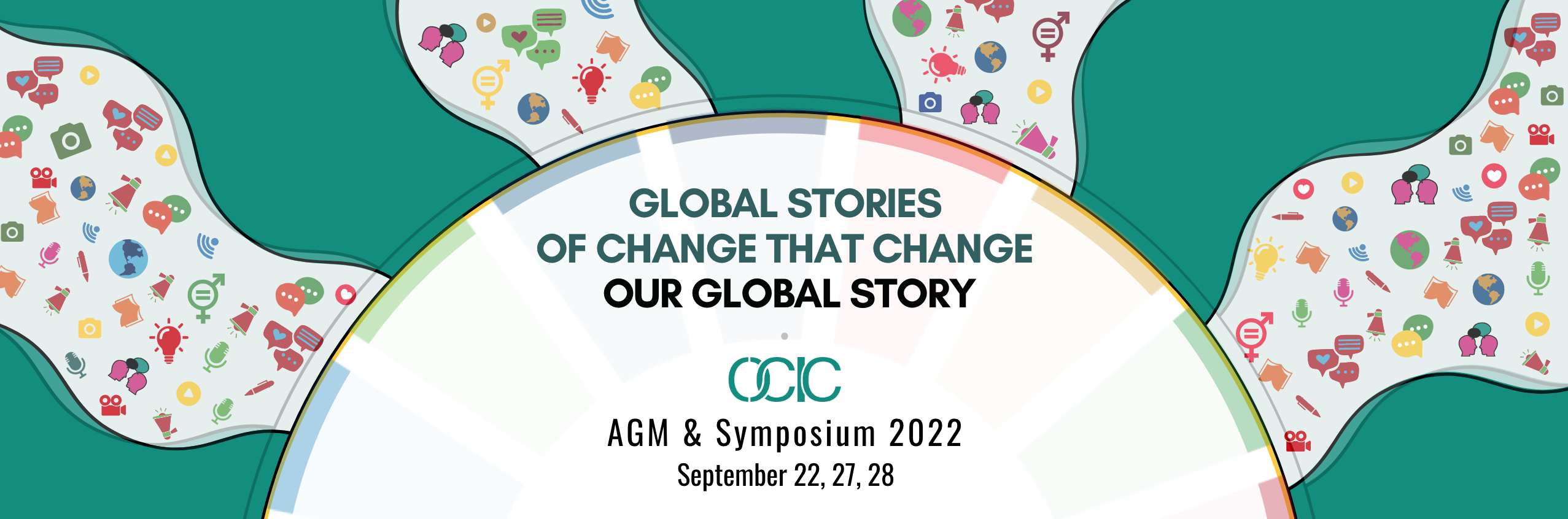 AGM & Symposium Banner 2022 Global Stories of Change that Change Our Global Story