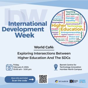 IDW World Cafe at Humber College - Promo Image