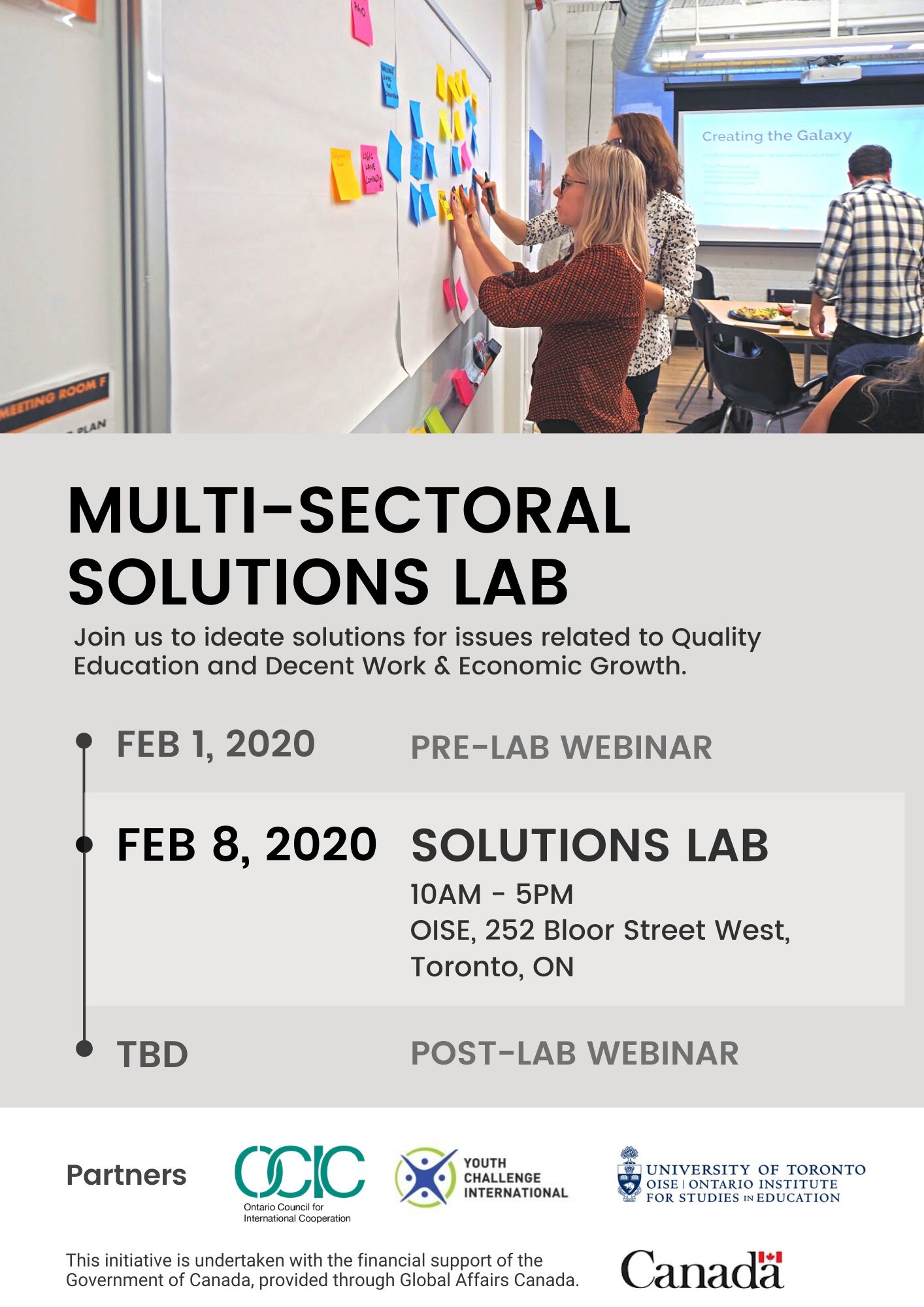 Multi Sectoral Solutions Lab Ontario Council For International